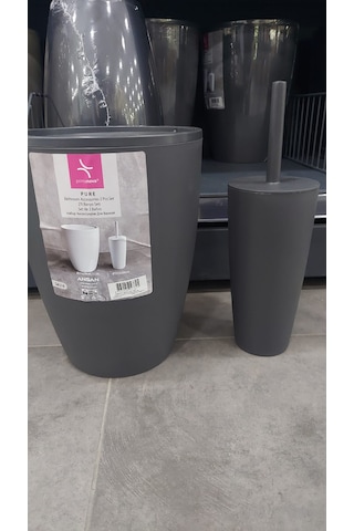 Primanova Pure 2 Li Banyo Aksesuarı Gri