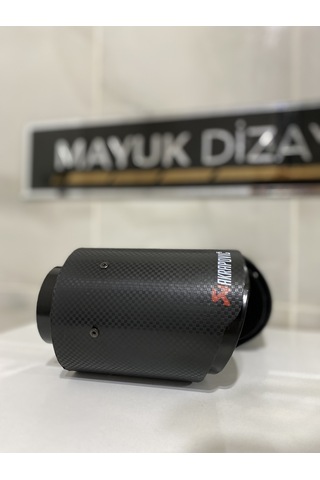 Akrapovic Karbon Egzoz Ucu 90mm Tek --mayukdizayn--