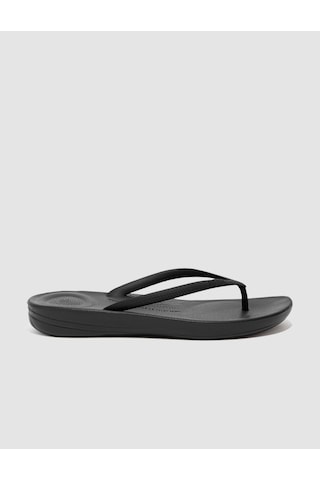 Fitflop Iqushıon Ergonomıc E54 Siyah Kadın Parmak Arası Terlik Siyah