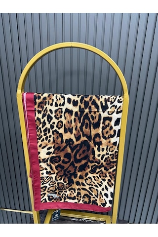 Bonjela Soft Pamuklu Şal Leopar Desen Lbs1010-33736 Çok Renkli