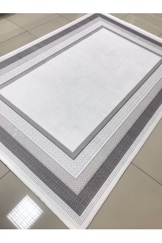 Merinos Halı Vista 76588 095 Serisi Triko Akrilik Salon Oturma Yatak Odası Halısı Gri
