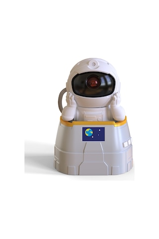 Springsun Uzaylı Projeksiyon Lambası - Kumandalı Gökyüzü Yıldız Efekti, Zamanlayıcı Fonksiyonlu, Odalar İçin Dinlenme Ambiyans Aydınlatması, Hediye Kolay Kurulum - Beyaz Bluetoothsuz