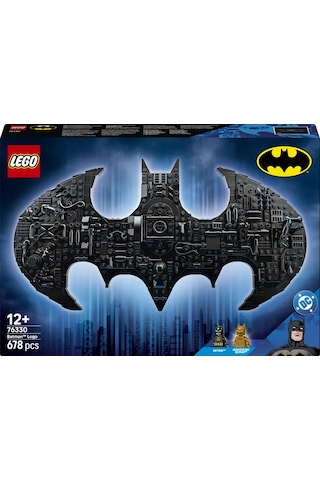 LEGO® DC Batman™: Batman Logosu 76330 – 12 Yaş Üzeri Çocuklar için Minifigür İçeren Yaratıcı Oyuncak Yapım Seti  (678 Parça)