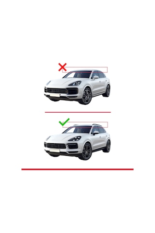 Porsche Cayenne 9ya/9yb 2018 Ve Sonrası İle Uyumlu Ace-2 Ara Atkı Tavan Barı Siyah
