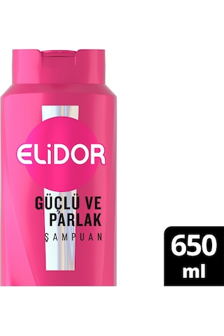 Elidor Güçlü Ve Parlak Şampuan Seramid-parlaklık Kompleksi 650 Ml Normal