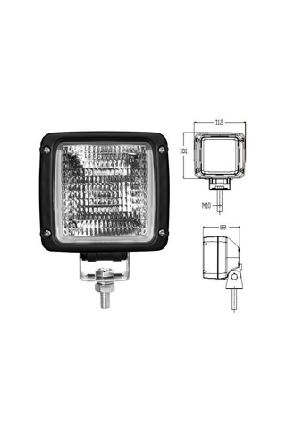 Jcb Kare Çalışma Lambası Kablolu - 838120-K