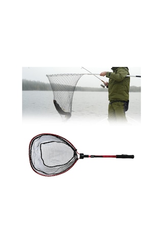 Suntek Balık Ağı Teleskopik Saplı 1-bölüm-kırmızı