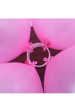 Balon Halkası 50'li Kika Parti Malzemeleri Çok Renkli
