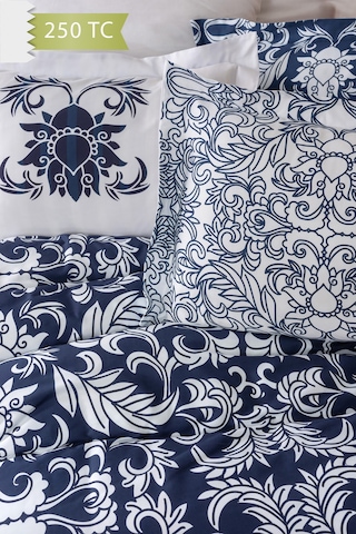 Varol 250 Tc Bambu Karışımlı Pamuk Saten Nevresim Takımı Tek Kişilik - Capri Çok Renkli