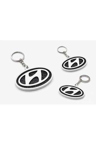 Hyundai Logo Anahtarlık Araba Anahtarlığı 3d Baskı Dekoratif Araç Anahtarlık
