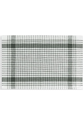 Pamuklu Yeşil Renkli Pöti Kareli 4'lü Kurulama Bezi, Beslenme Örtüsü, Servis Peçetesi