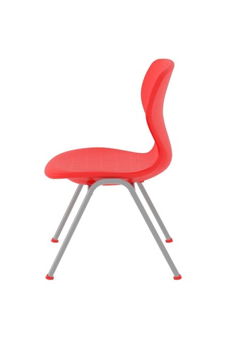 Cateksss Monoblok Koç Anaokulu Kırmızı A Ayak Sandalye - Çocuk Sandalyesi - 15 Li Paket