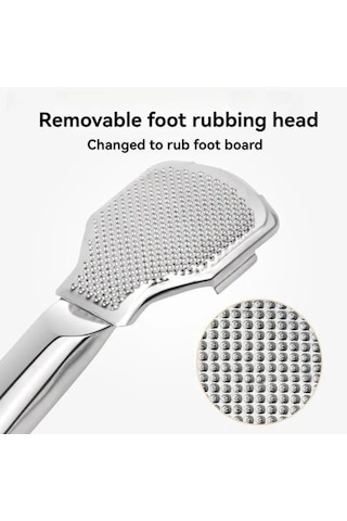 Profesyonel Jiletli Topuk Ayak Törpüsü - 10 Adet Yedek Jiletli, Ergonomik Saplı, Metal Kutulu Pedikür Ve Ölü Deri Temizleme Seti
