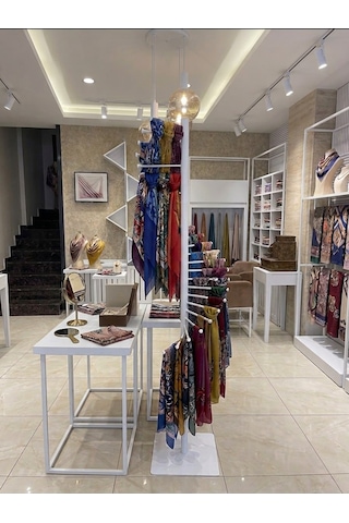 Eşarp Şal Ve Pantolon Askılığı Beyaz