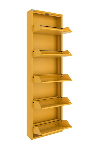 Ceha 5'li Metal Ayakkabılık - Hardal Sarısı/Mustard K.AYK-5/M1963