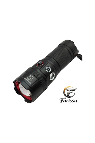 Gold Orion R53 Profesyonel 100w 3000 Lümen Zoomlu Şarjlı El Feneri Siyah