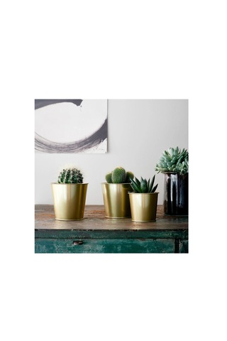 Ikea Daıdaı Çelik Saksı, Pirinç Rengi, 9 Cm -