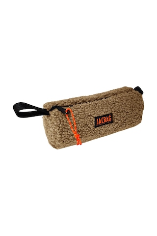 Jacbag Teddy Silindir Peluş Kız Çocuk Kalem Çantası Bej - Turuncu Çok Renkli