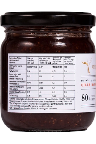 Atiye Laçin Çilek Marmelatı 220 G