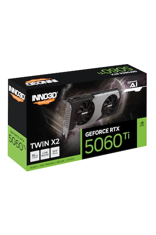 Inno3d Geforce Rtx5060ti 16gb Twin X2 128bit Gddr7 Ekran Kartı N5