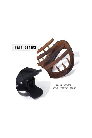 Dofolink Klasik Stilde İki Adet Arka Saç Kapağı, Basit Ve Zarif Görünümü Yükseltir, Kaliteli Saç Tutucu Çok Renkli