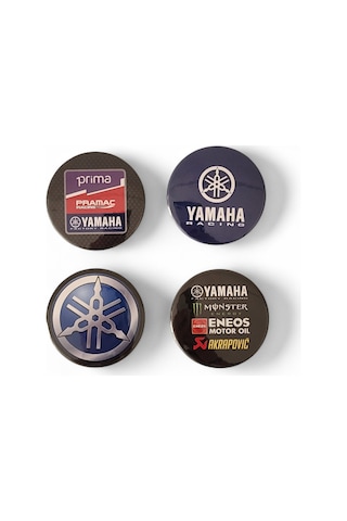 Motosiklet Magnet Set 1 Yamaha 4'lü Magnet Karışık Renkli