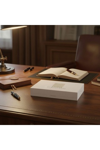 Cohiba Atmosphere Mat Beyaz Humidor Puro Kutusu 25's