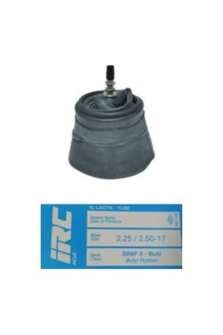 Irc 2.25/2.50-17 İç Lastik Dik Sibop