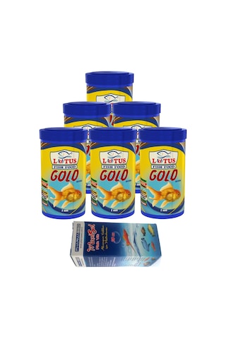 Gold Natural Granulat 6x100ml Japon Balık Yemi ve Vitamini