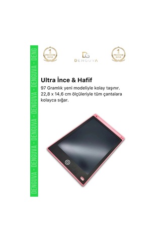 Dijitalçizimtableti Lcd Grafik Çizim Not Yazma Dijital Çocuk Yazı Tahtası Hafif Taşınabilir Model R
