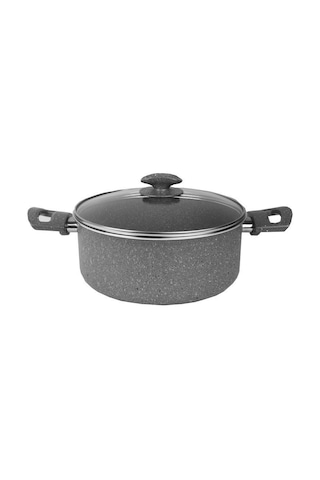 Mehtap Gray 5 Parça Granit Tencere Seti