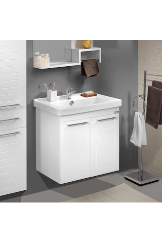 Orka Perge 65 Cm Mdf Banyo Dolabı Takımı Çok Renkli