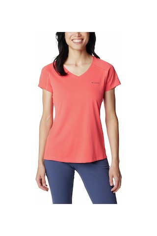 Columbia Zero Rules Kısa Kollu Kadın T-shirt Al6914 Altın - Kırmızı
