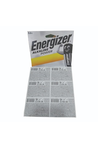 Energizer Aa Kalem Pil Alkalin 12li Paket