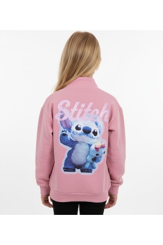 Stitch Kız Çocuk Sweatshirt St09629 SOMON