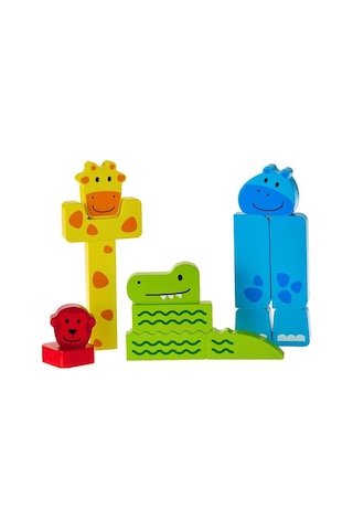 Mini Hayvanlar Ahşap Puzzle 14 Parça