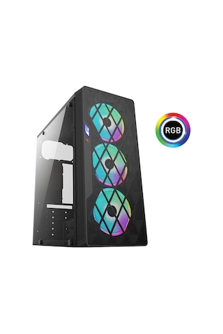 Xaser XSR780 i7-4770 16 GB 256 GB SSD 4 GB GT740 24" Free Dos Masaüstü Oyuncu Bilgisayarı