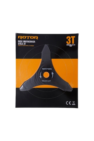 Rotor 3t Motorlu Tırpan Bıçağı 255x25.4x1.6 Mm