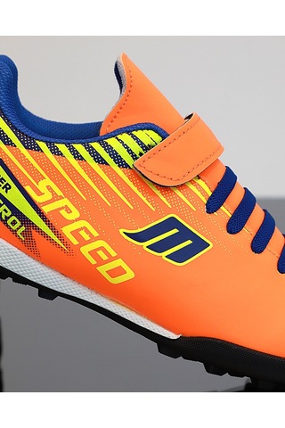 Kidessa 1753-1368 Bantlı Çocuk Halı Saha Futbol Ayakkabısı Turuncu