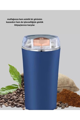 Home Elektrikli Kahve Ve Baharat Öğütücü Güçlü Motor, Paslanmaz Çelik Gövde, Kolay Temizlik Çok Renkli