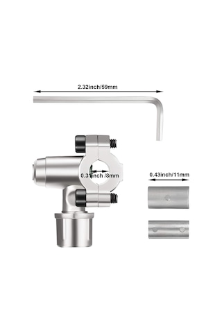2 Adet Mermi Delme Musluk Vana Kiti 1/4, 5/16, 3/8 İnç Dış Çaplı Borularla Uyumludur