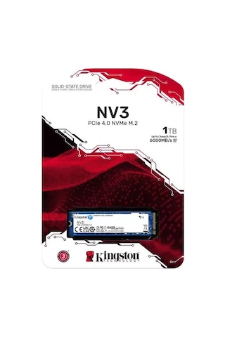1 Tb Kıngston Nv3 M.2 Nvme Pcıe Gen4 6000/4000mbs Snv3s/1000g