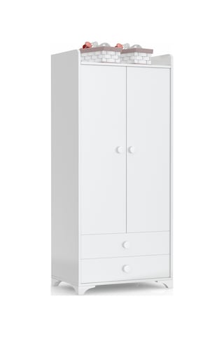 Patiko Swing 2 Kapılı Dolap Beyaz