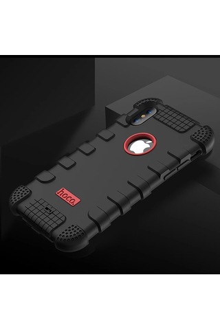 Hoco iPhone Uyumlu X Xs 360 Zırh Ultra Koruma Silikon Kılıf- 5775 Sarı