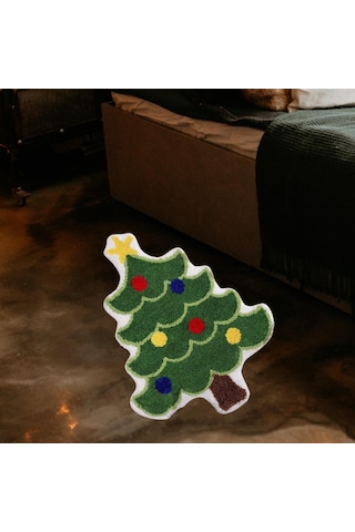 Suntek Yılbaşı Ağacı Halısı Nordic Sağlam Yumuşak Stil-d Stil D