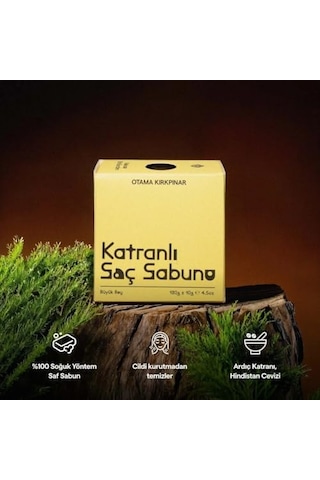 Kırkpınar Doğal Bitkisel Katranlı Saç Sabunu 150 Gr