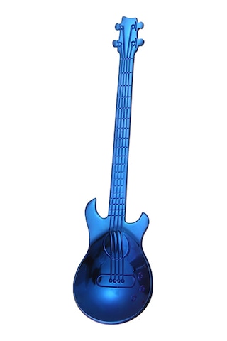 Yifomall Müzik Barlar İçin 304 Paslanmaz Çelik Gitar Şekilli Kahve Kaşığı - 5 Renk Seçeneği Diğer