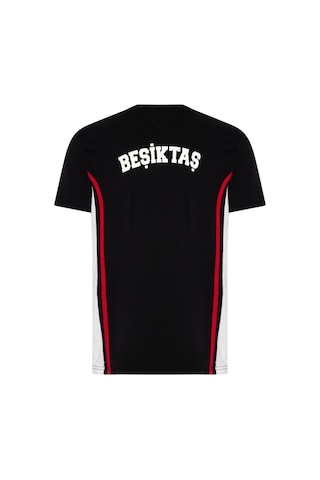 Beşiktaş Lisanslı Antrenman Siyah Bisiklet Yaka T-shirt SIYAH