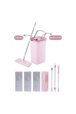 Onikiden Flora F400 Sihirli Tablet Mop Temizlik Seti Ve 2 Adet F396 Yedek Mikrofiber Mop Bezi