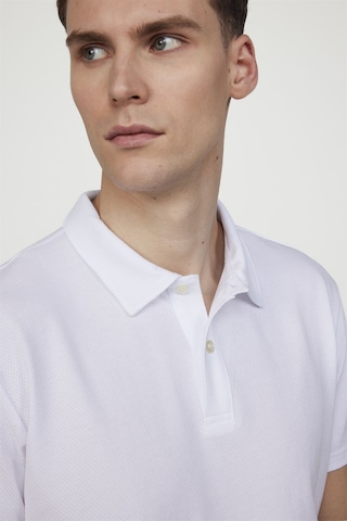 Tudors Slim Fit Desenli Polo Yaka Erkek Beyaz Tişört-27283-Beyaz